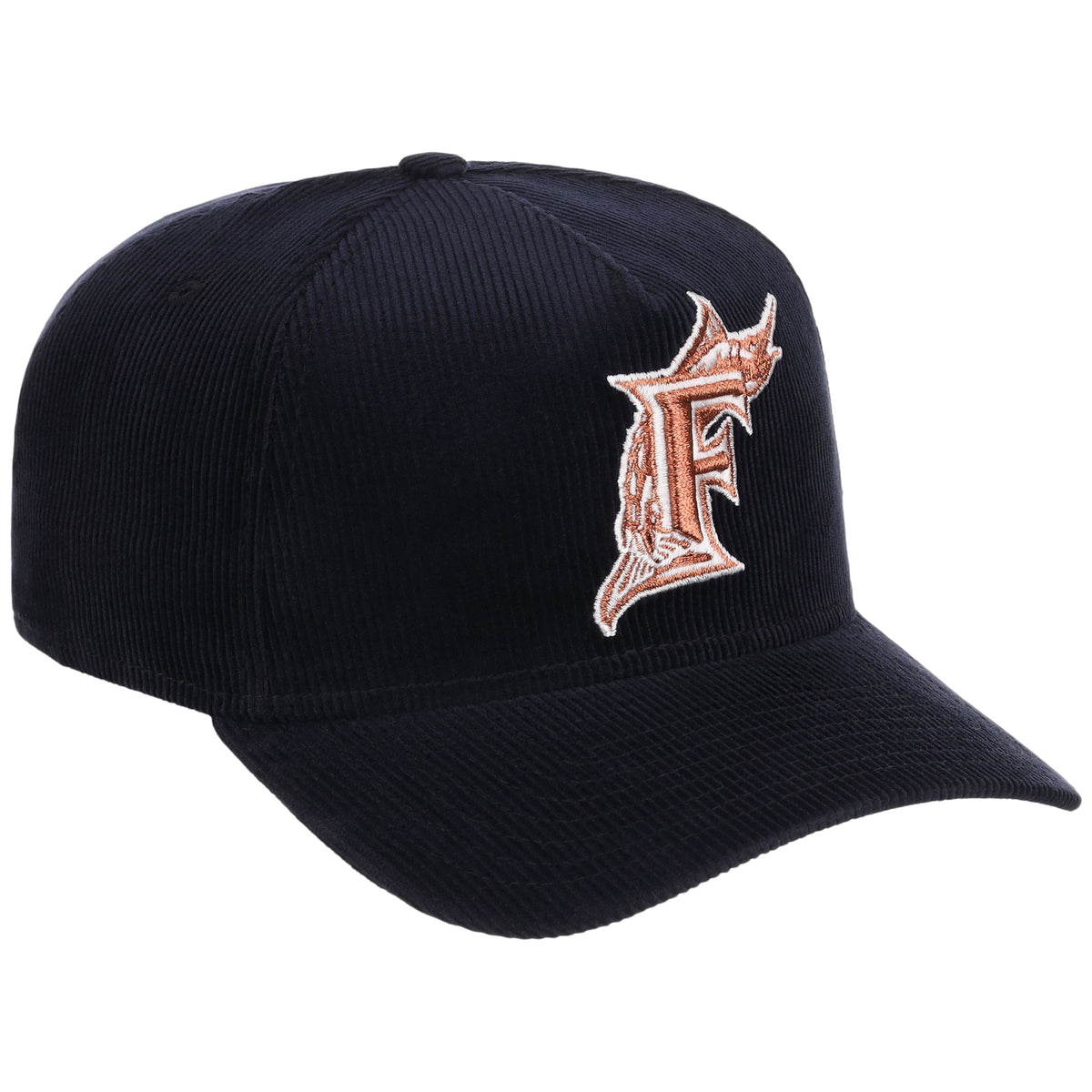 Miami Marlins MLB Navy Cord FASHION CORE New Era 9FORTY A-Frame