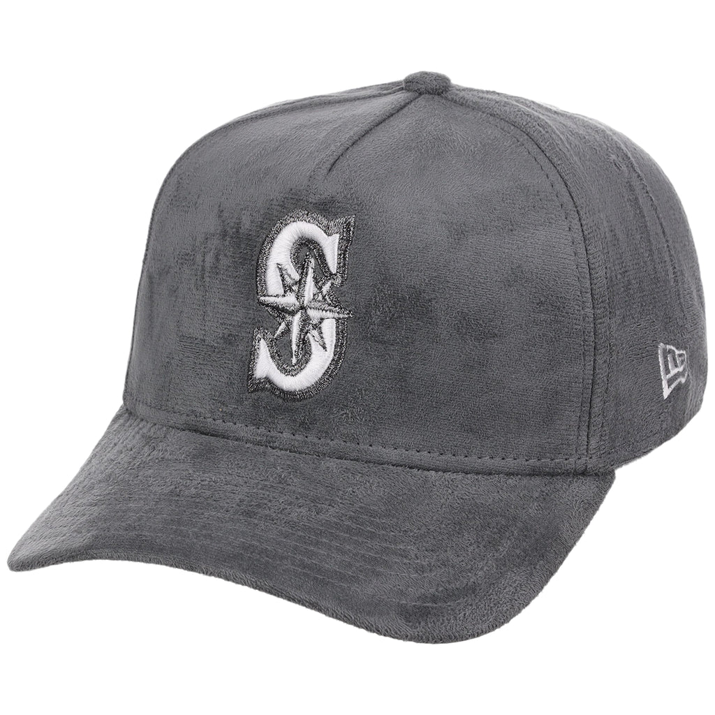 Seattle Mariners MLB Gray x Suede FASHION CORE New Era 9FORTY A-Frame