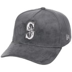 Seattle Mariners MLB Gray x Suede FASHION CORE New Era 9FORTY A-Frame