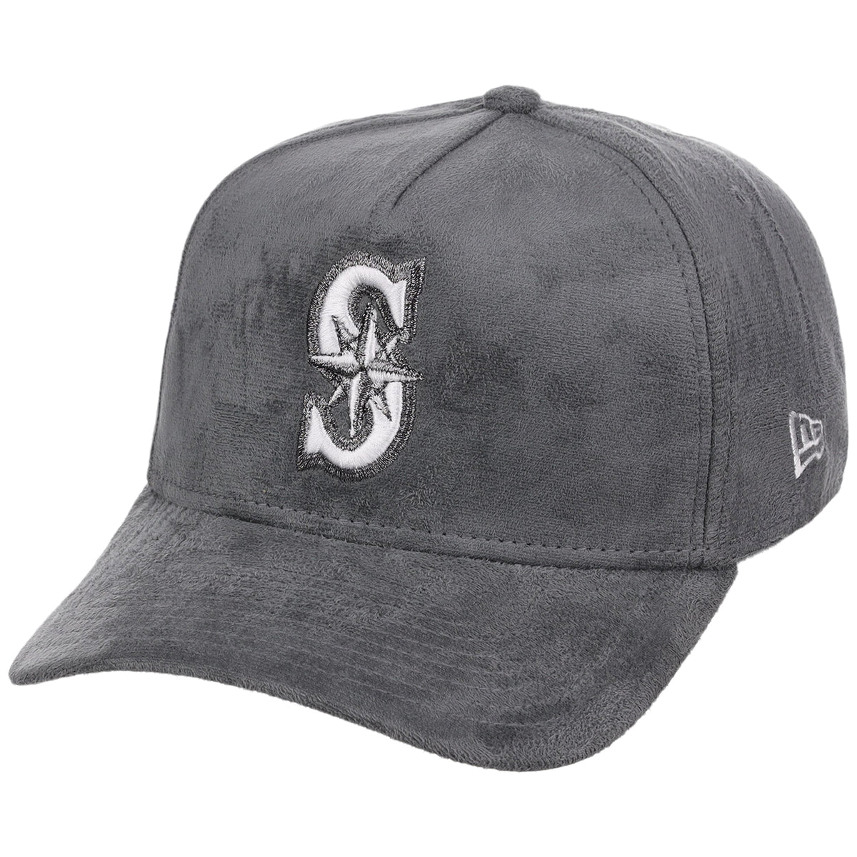 Seattle Mariners MLB Gray x Suede FASHION CORE New Era 9FORTY A-Frame