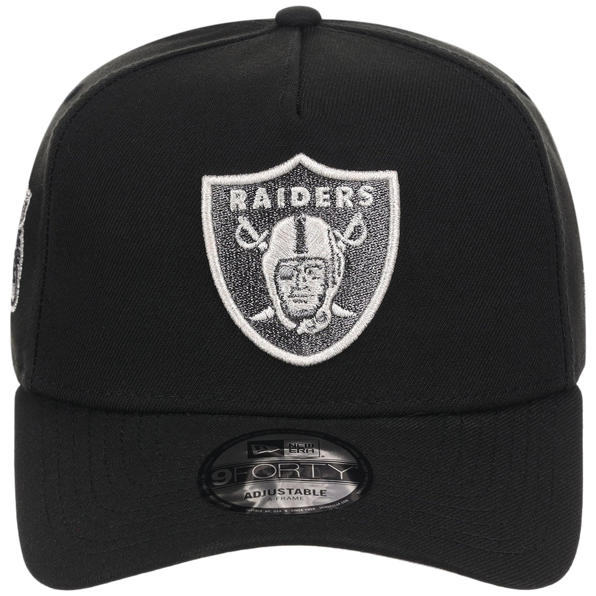 Las Vegas Raiders NFL Liquid Titanium New Era 9FORTY