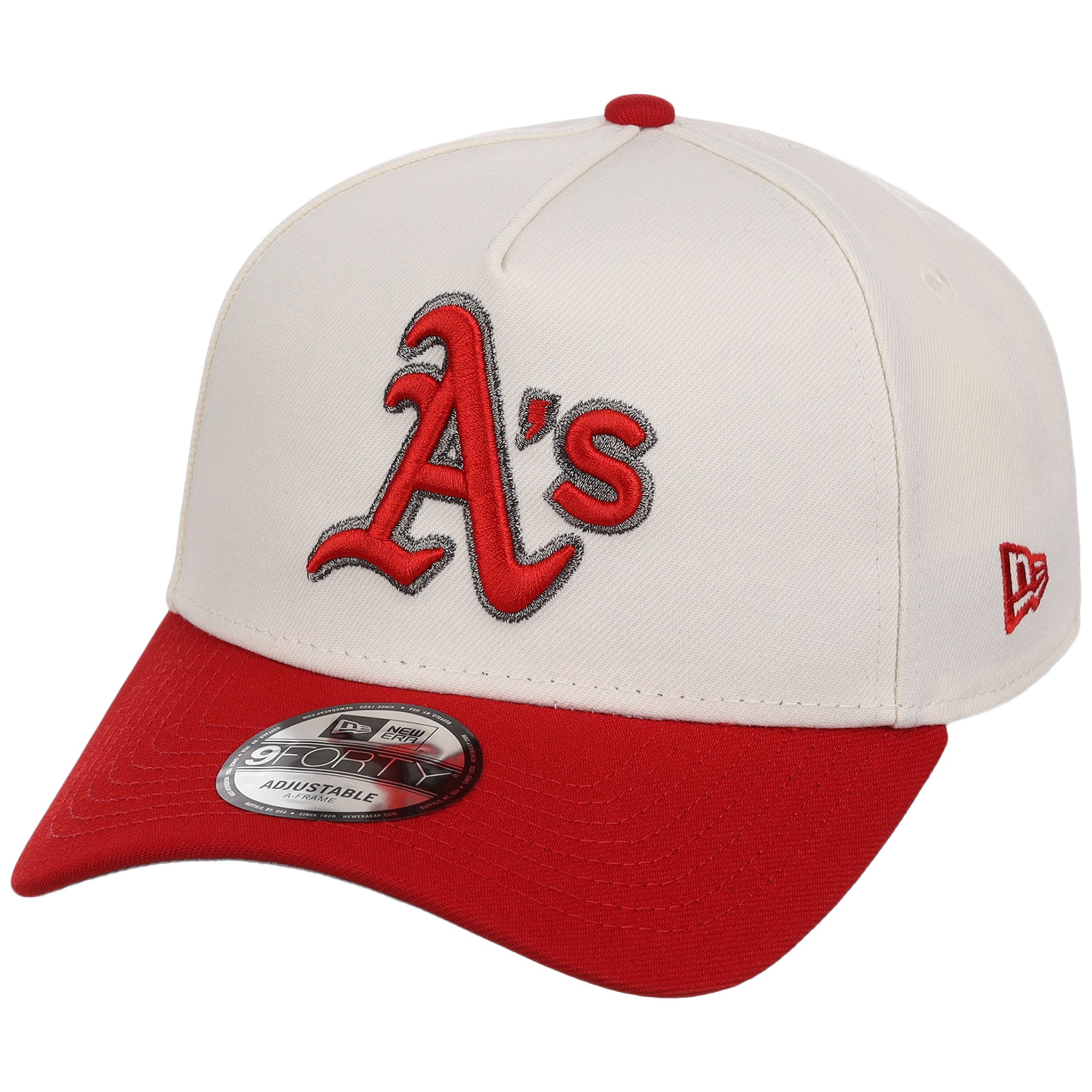 Oakland Athletics MLB Chrome x Red FASHION CORE New Era 9FORTY A-Frame