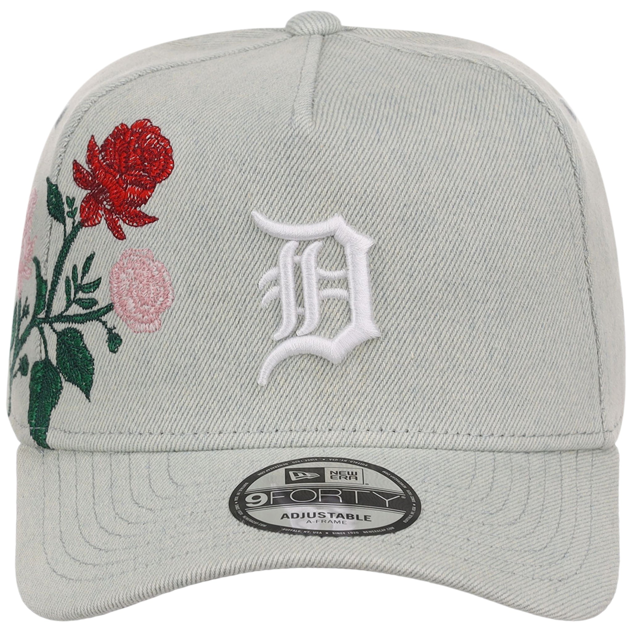 Detroit Tigers MLB Denim Flower New Era 9FORTY