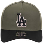 Los Angeles Dodgers MLB Olive x Black & Pink FASHION CORE New Era 9FORTY A-Frame