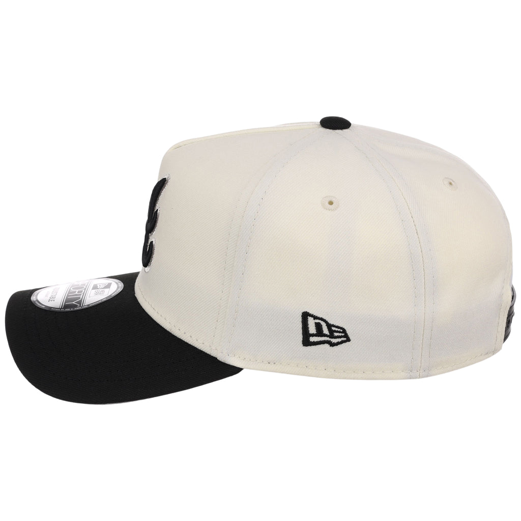 Atlanta Braves MLB Chrome x Black FASHION CORE New Era 9FORTY A-Frame