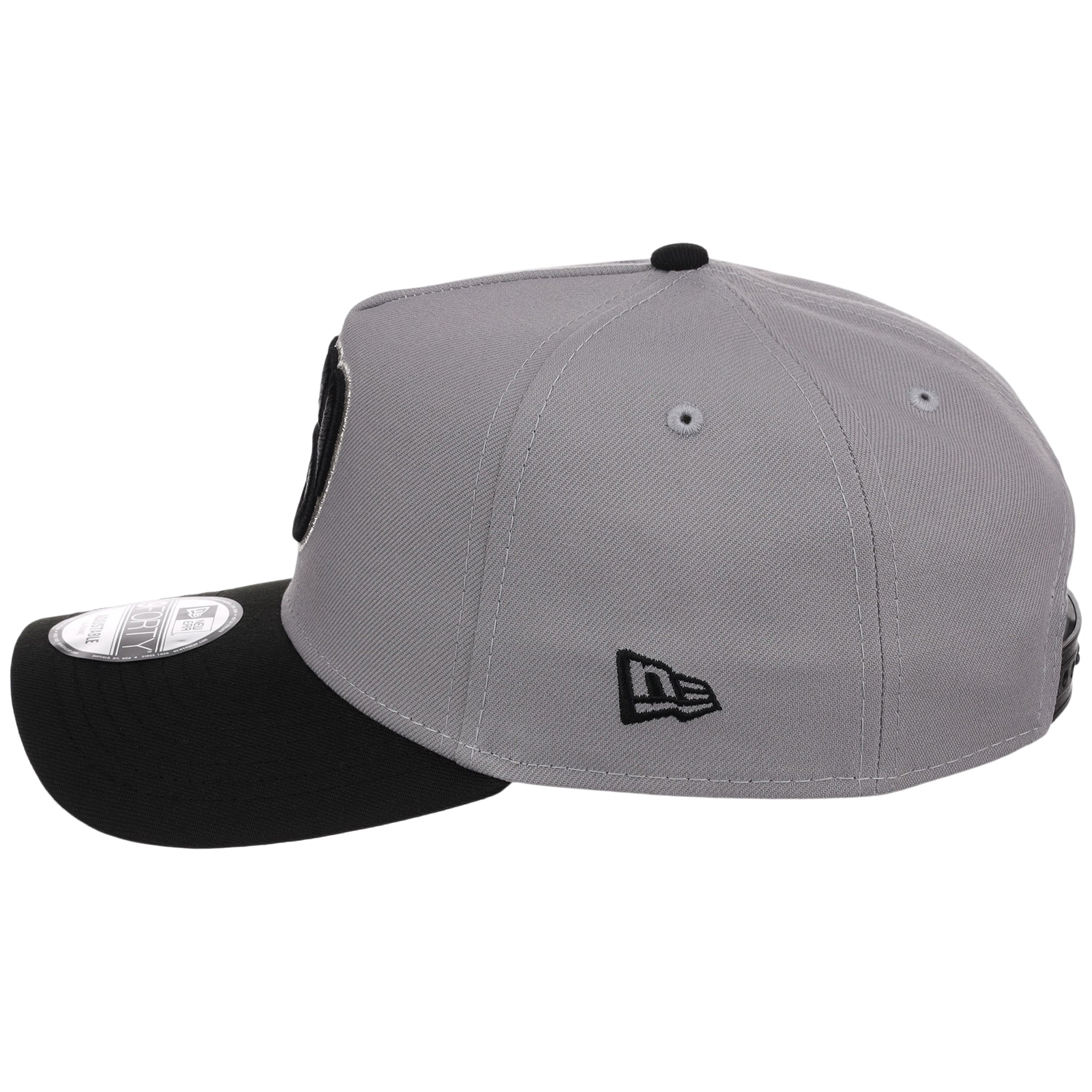 Milwaukee Brewers MLB Gray x Black FASHION CORE New Era 9FORTY A-Frame