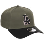 Los Angeles Dodgers MLB Olive x Black & Pink FASHION CORE New Era 9FORTY A-Frame