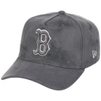 Boston Red Sox MLB Gray x Suede FASHION CORE New Era 9FORTY A-Frame