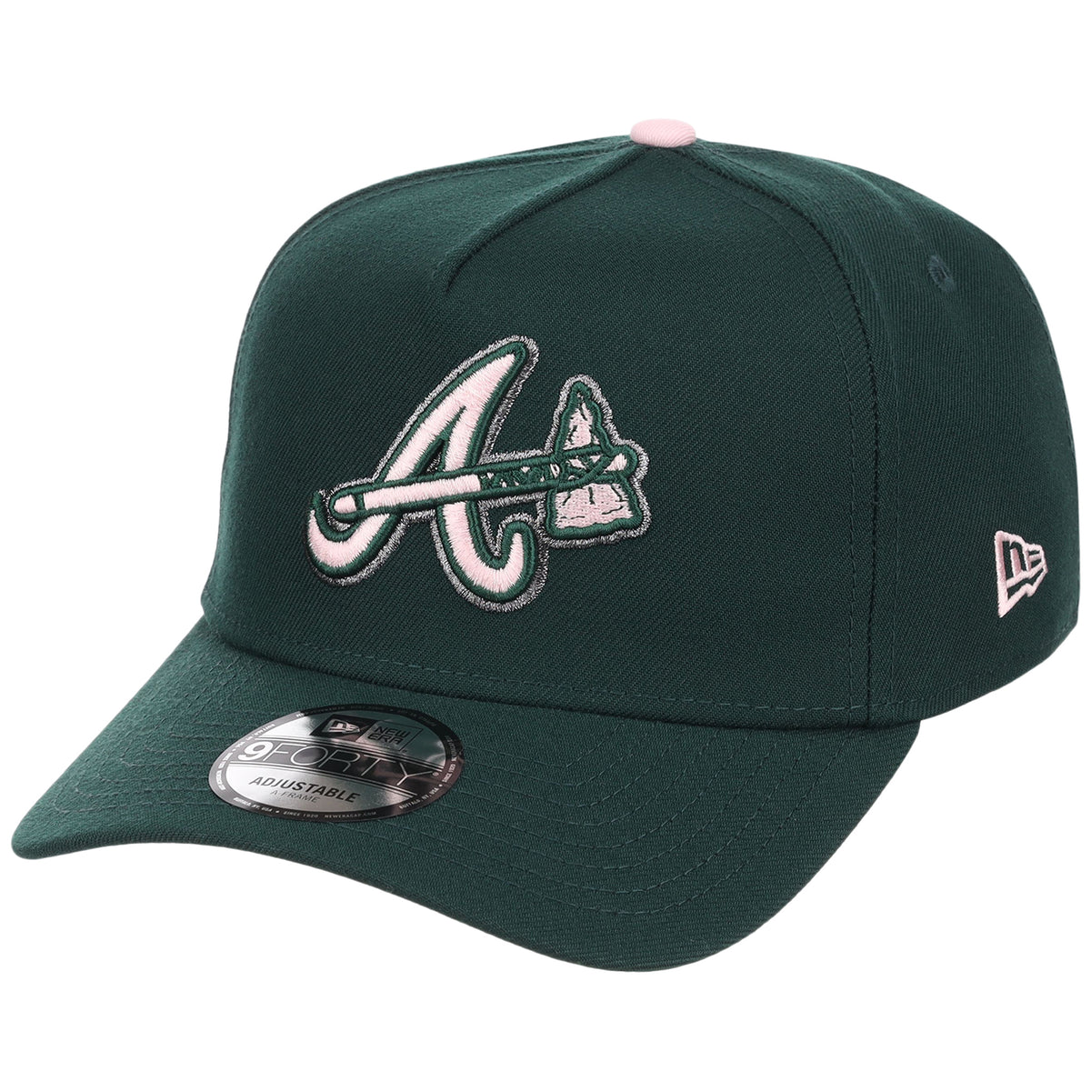 Atlanta Braves MLB Emerald Bloom New Era 9FORTY A-Frame