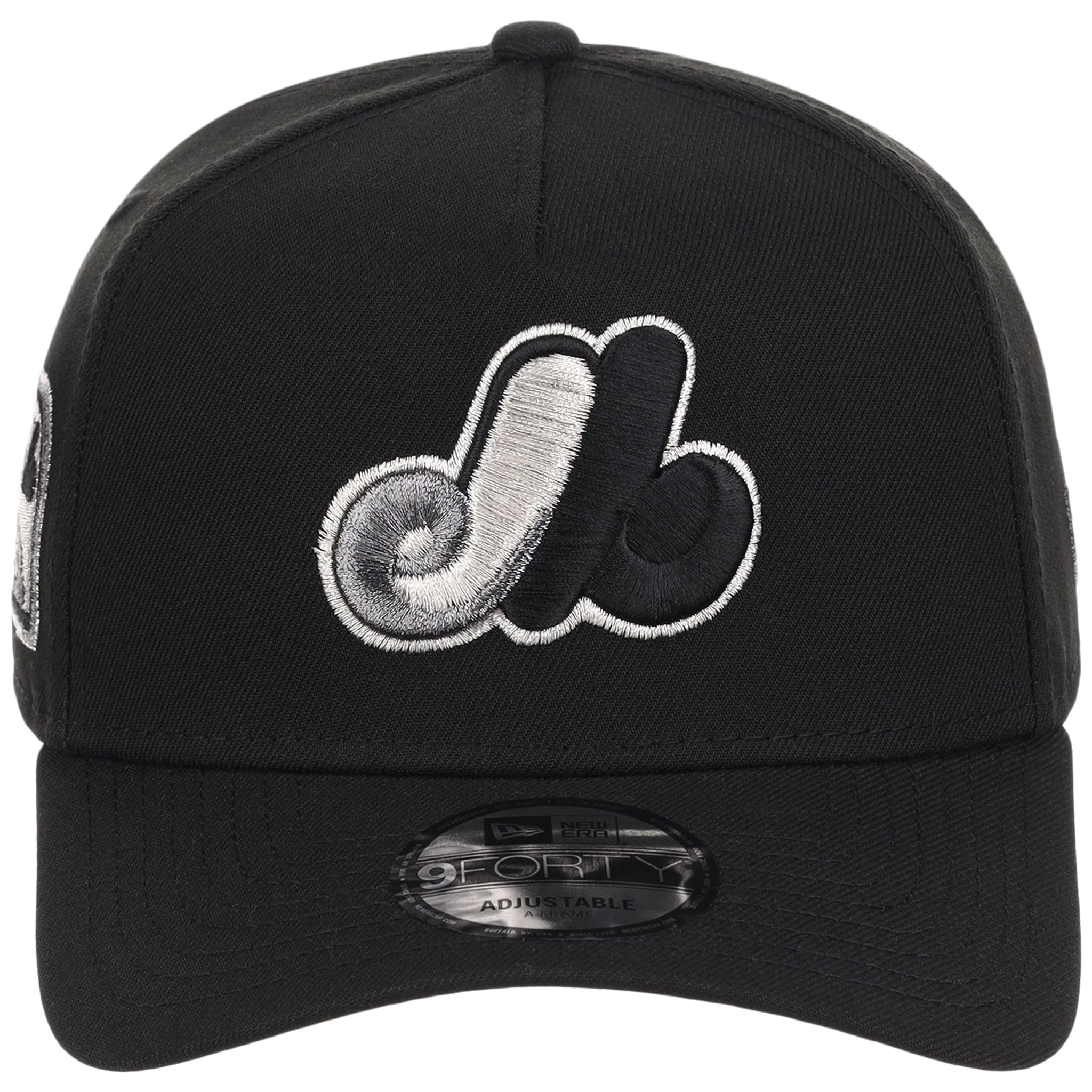 Montreal Expos MLB Liquid Titanium New Era 9FORTY A-Frame