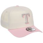Texas Rangers MLB Chrome x Pink FASHION CORE New Era 9FORTY A-Frame
