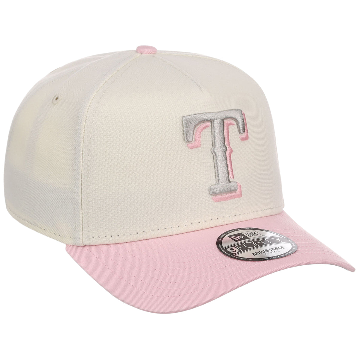 Texas Rangers MLB Chrome x Pink FASHION CORE New Era 9FORTY A-Frame