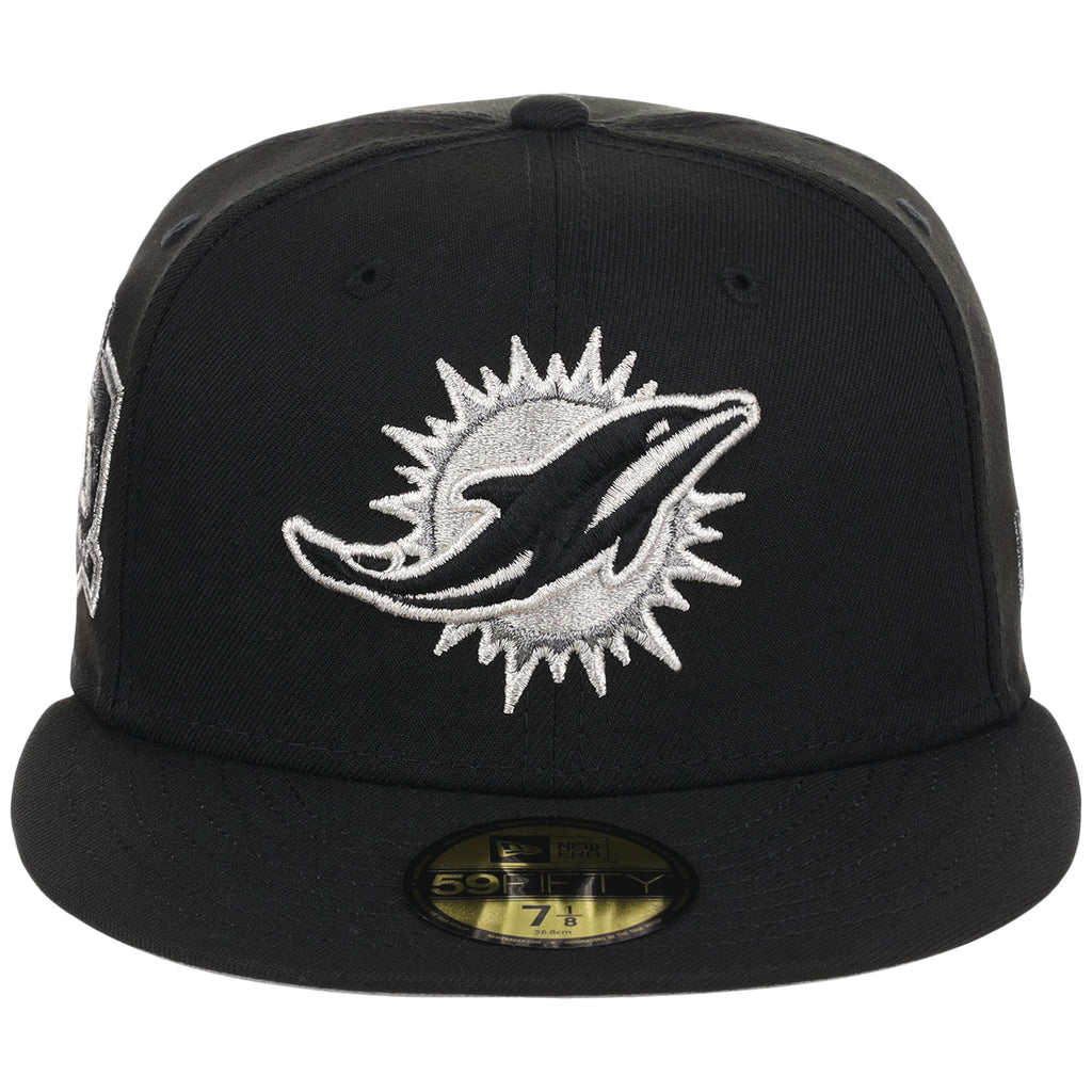Miami Dolphins NFL Liquid Titanium New Era 59FIFTY