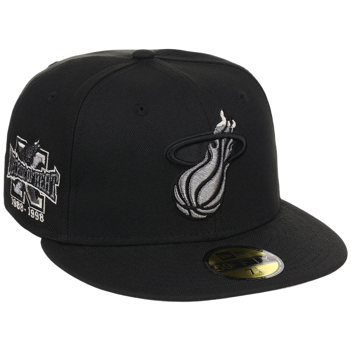 Miami Heat NBA Liquid Titanium New Era 59FIFTY