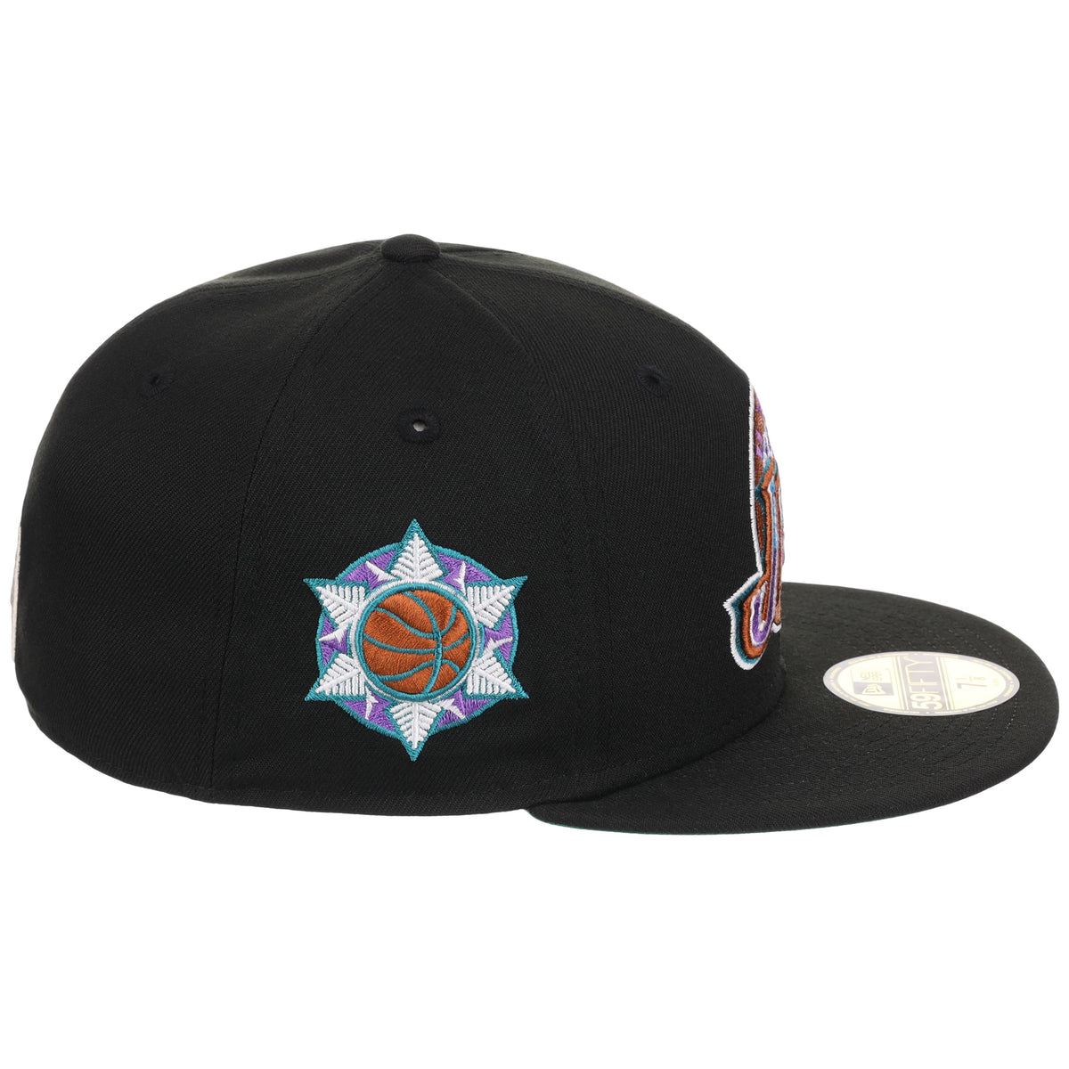 Utah Jazz NBA Black Dome New Era 59FIFTY