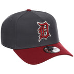 Detroit Tigers MLB Graphite x Cardinal FASHION CORE New Era 9FORTY A-Frame