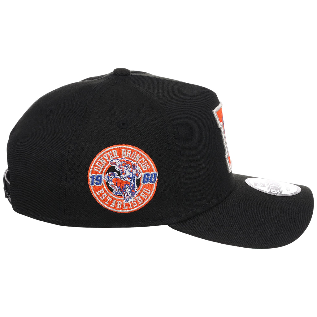 Denver Broncos NFL Black Dome New Era 9FORTY A-Frame