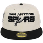 San Antonio Spurs NBA Chrome OTC New Era 59FIFTY (Chrome/Black)
