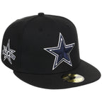 Dallas Cowboys NFL Black Dome New Era 59FIFTY