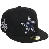 Dallas Cowboys NFL Black Dome New Era 59FIFTY