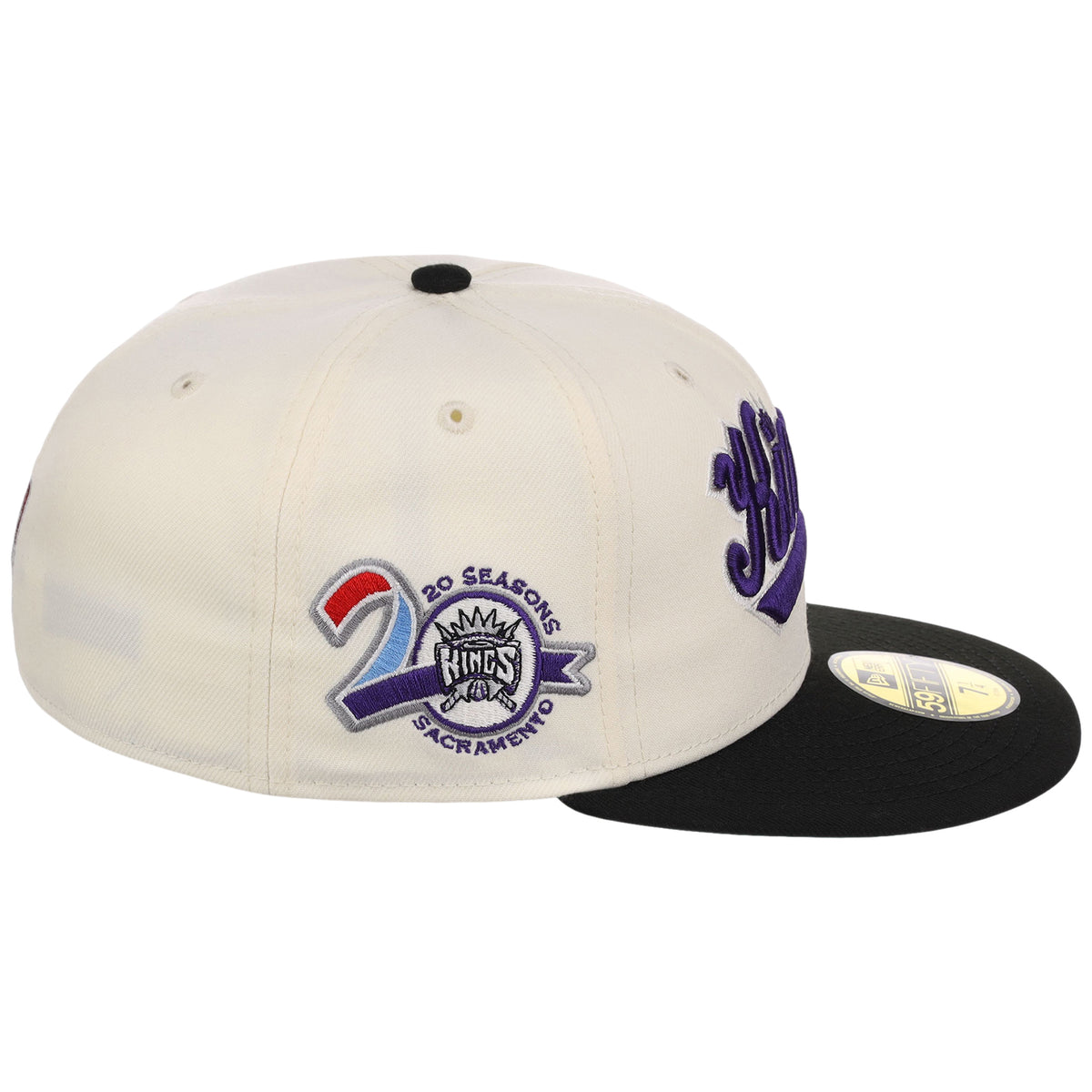 Sacramento Kings NBA Chrome OTC New Era 59FIFTY (Chrome/Black)