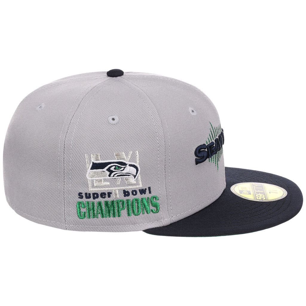 Seattle Seahawks Seattle Variety Pack New Era 59FIFTY (Gray/Navy)