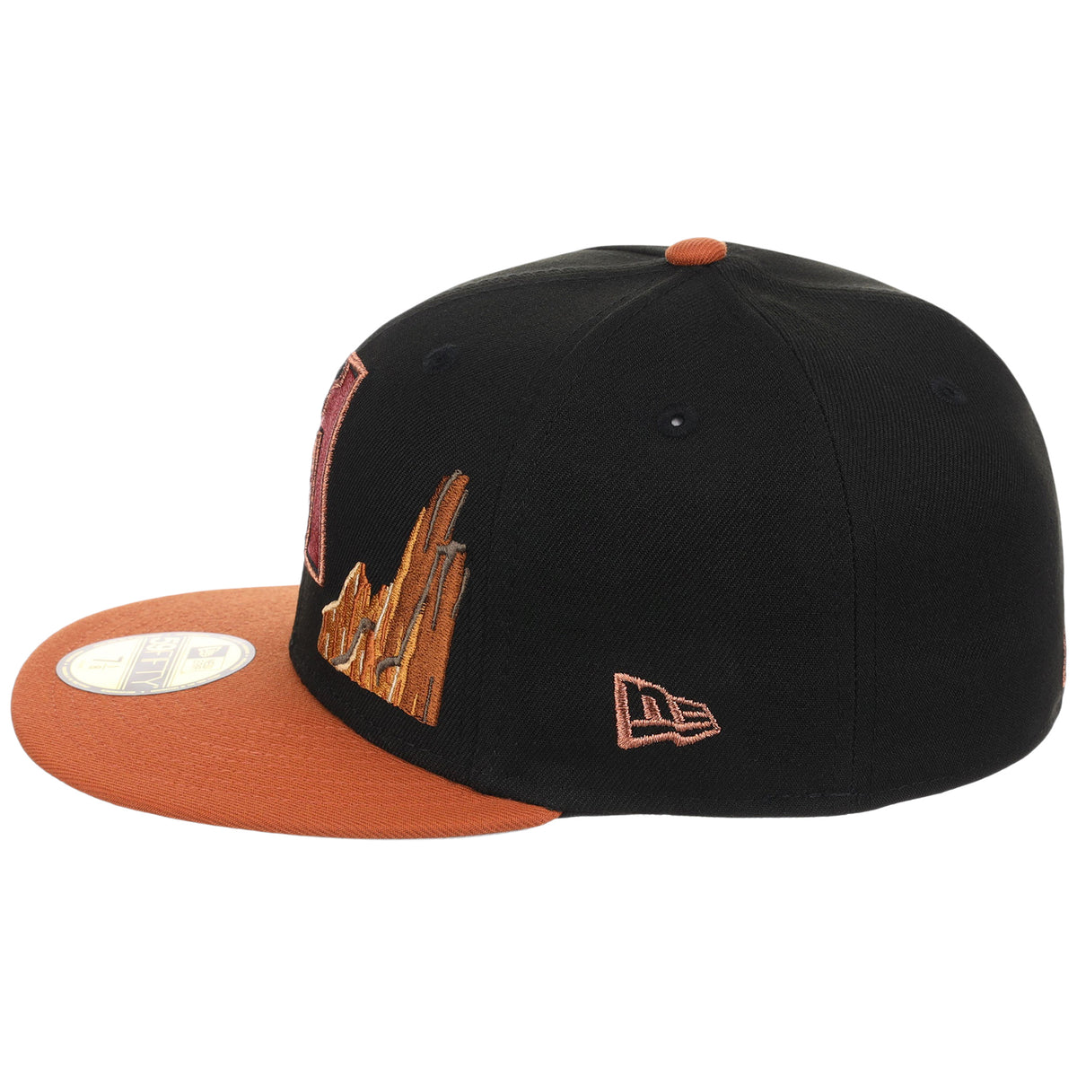 Arizona Diamondbacks Phoenix Crown the City New Era 59FIFTY (Black/Rust)