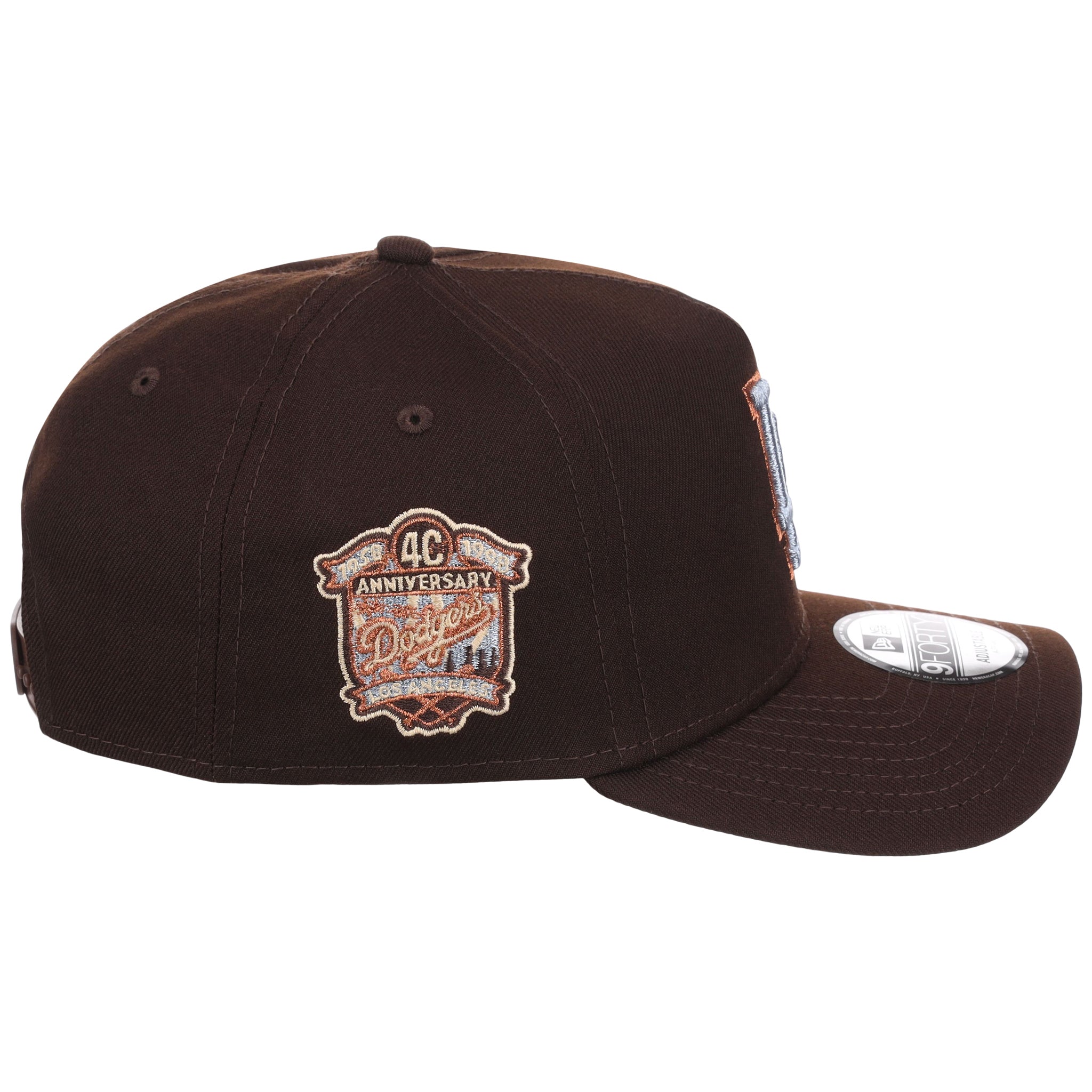 Los Angeles Dodgers MLB Frosted Bark New Era 9FORTY A-Frame