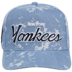 New York Yankees MLB Acid Wash Mitchell & Ness Pro Pinch