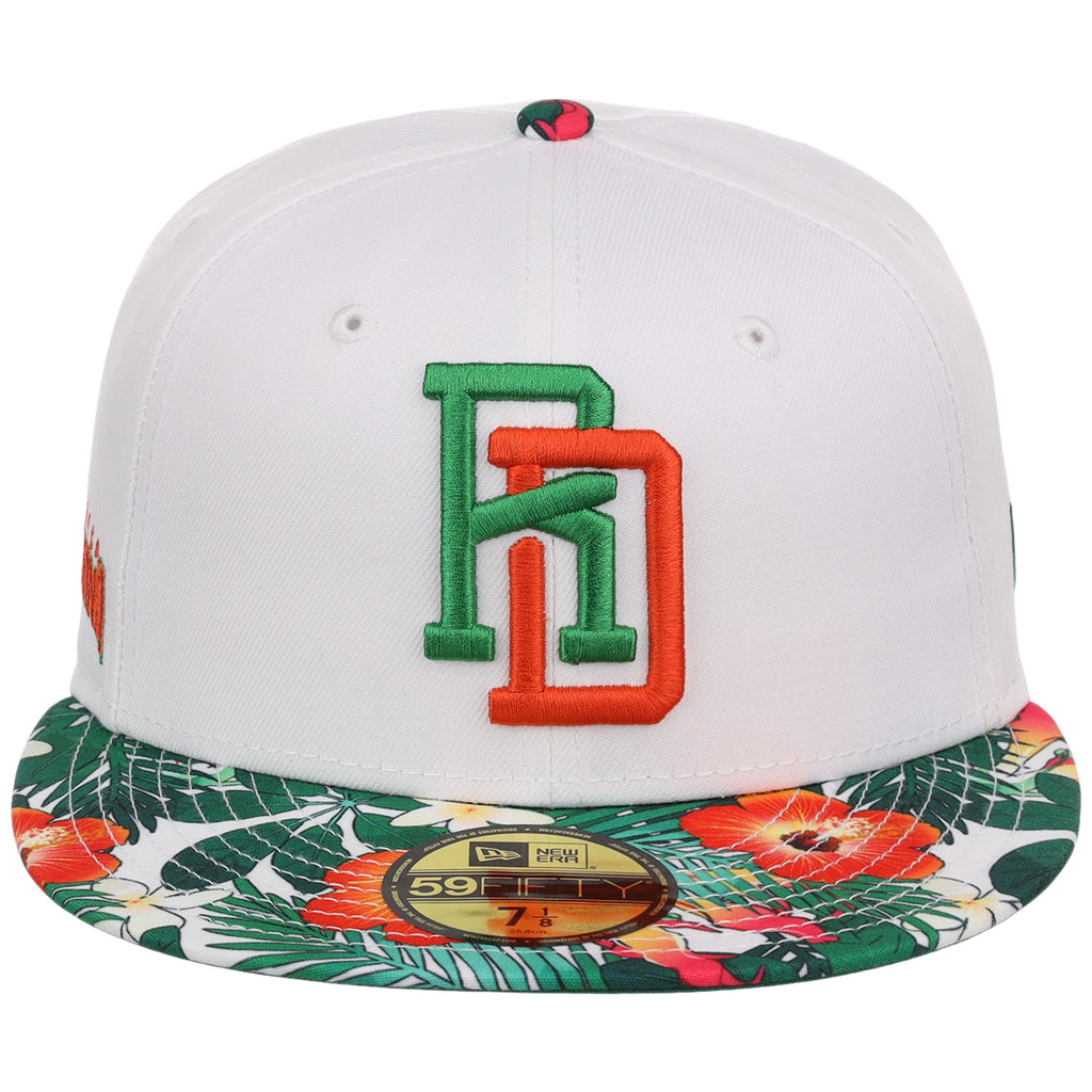Crown the Country: Dominican Republic New Era 59FIFTY (White/Floral)