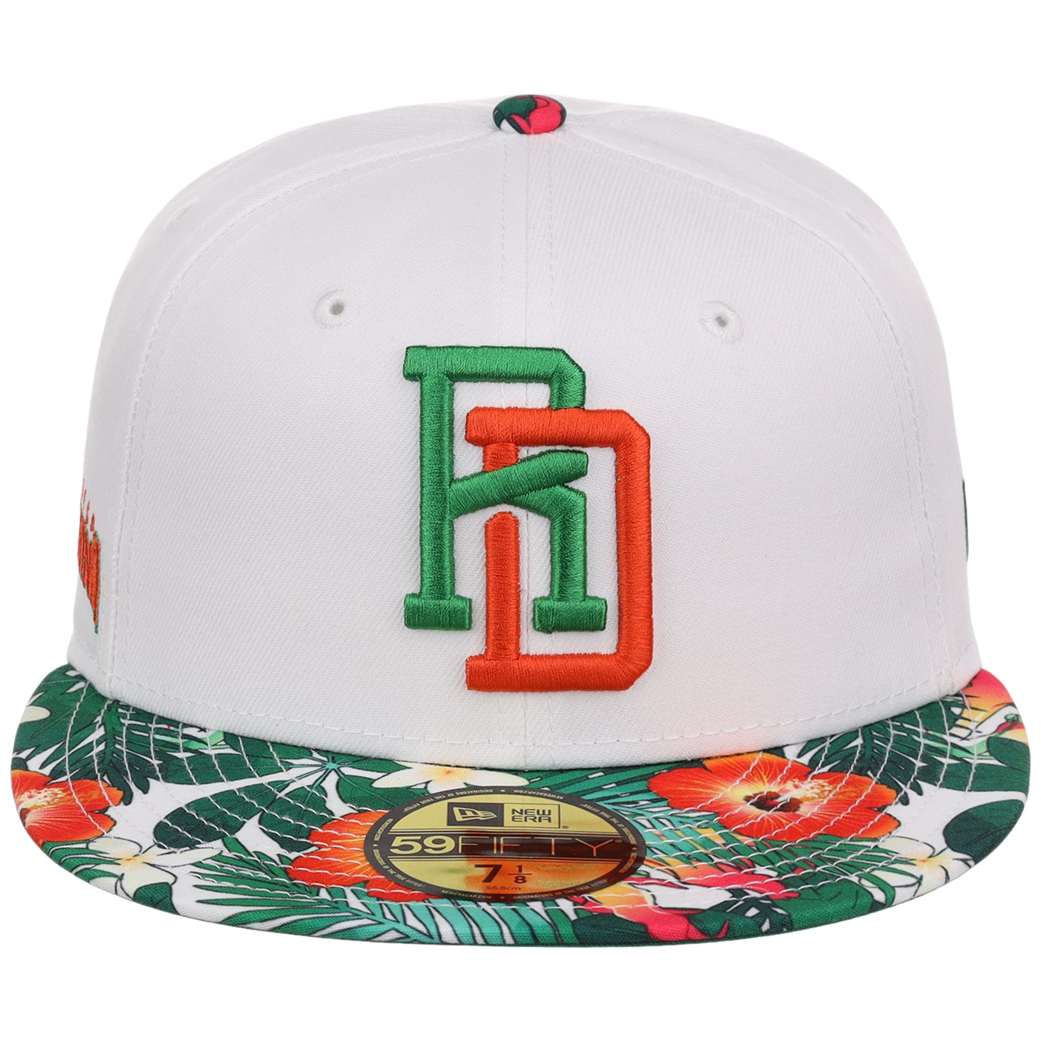 Crown the Country: Dominican Republic New Era 59FIFTY (White/Floral)