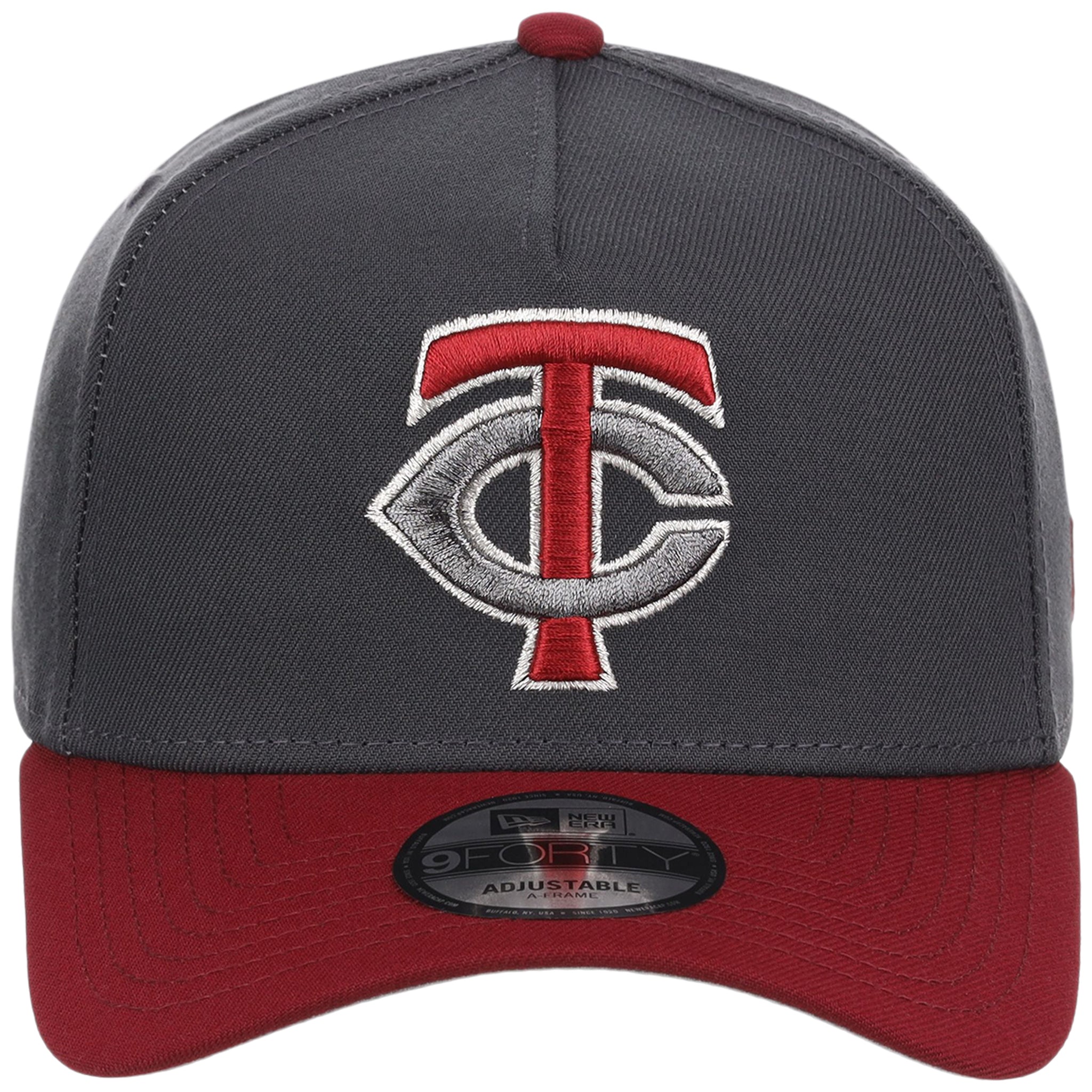 Minnesota Twins MLB Graphite x Cardinal FASHION CORE New Era 9FORTY A-Frame