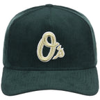 Baltimore Orioles MLB Dark Green Cord FASHION CORE New Era 9FORTY A-Frame