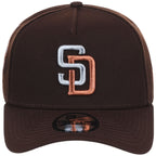 San Diego Padres MLB Frosted Bark New Era 9FORTY A-Frame