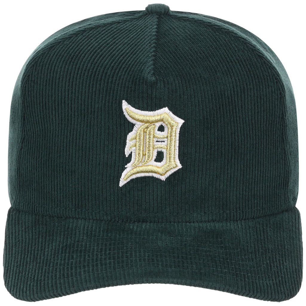 Detroit Tigers MLB Dark Green Cord FASHION CORE New Era 9FORTY A-Frame