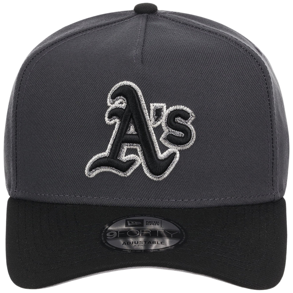 Oakland Athletics MLB Graphite x Black FASHION CORE New Era 9FORTY A-Frame