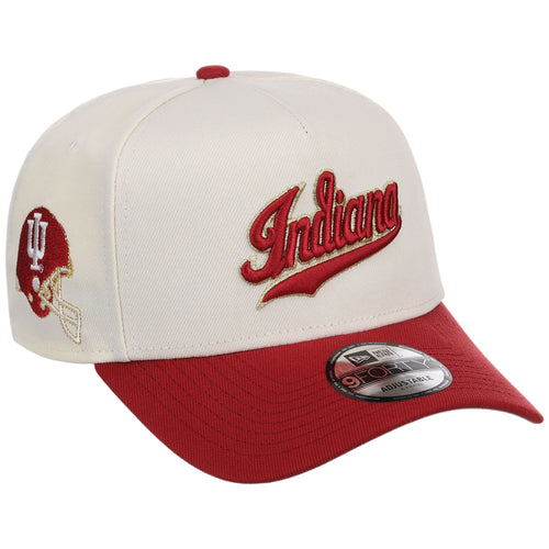 Indiana Hoosiers IU Champ Pack New Era 59FIFTY (Chrome/Red)