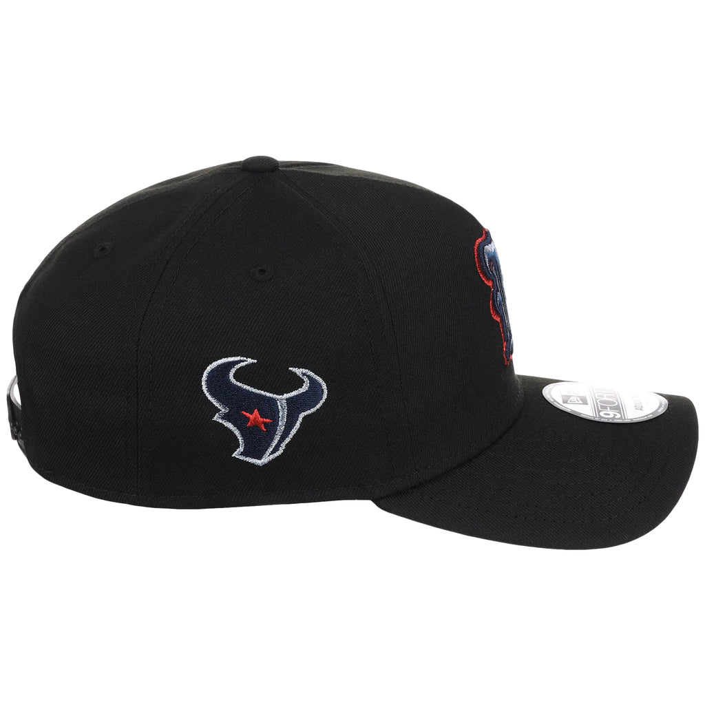 Houston Texans 'H' (Black/Black) Houston Crown the City New Era 9FORTY A-Frame