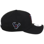 Houston Texans 'H' (Black/Black) Houston Crown the City New Era 9FORTY A-Frame