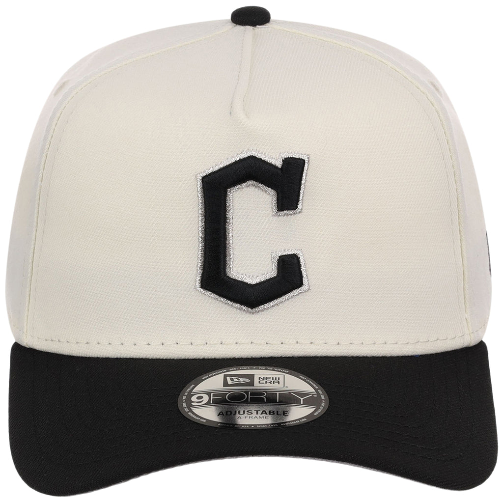 Cleveland Guardians MLB Chrome x Black FASHION CORE New Era 9FORTY A-Frame