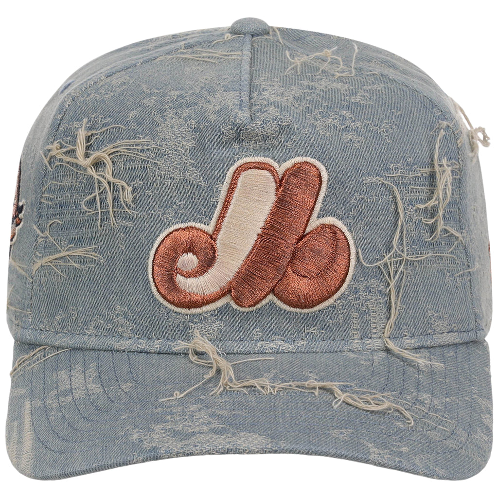 Montreal Expos MLB Oxidized Denim New Era 9FORTY A-Frame