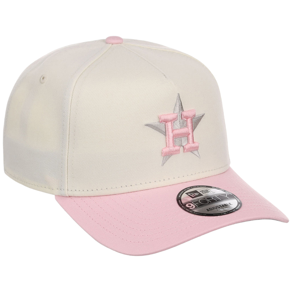 Houston Astros MLB Chrome x Pink FASHION CORE New Era 9FORTY A-Frame