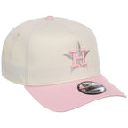 Houston Astros MLB Chrome x Pink FASHION CORE New Era 9FORTY A-Frame