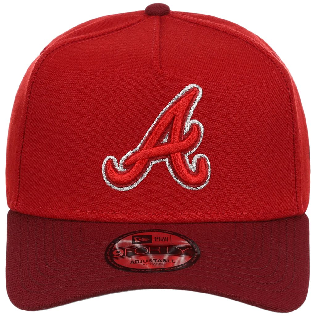 Atlanta Braves MLB Red x Cardinal FASHION CORE New Era 9FORTY A-Frame