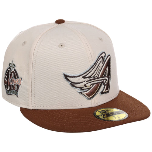 Anaheim Angels MLB Auburn Cream New Era 59FIFTY