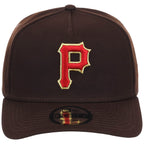 Pittsburgh Pirates MLB Burnt Wood FASHION CORE New Era 9FORTY A-Frame