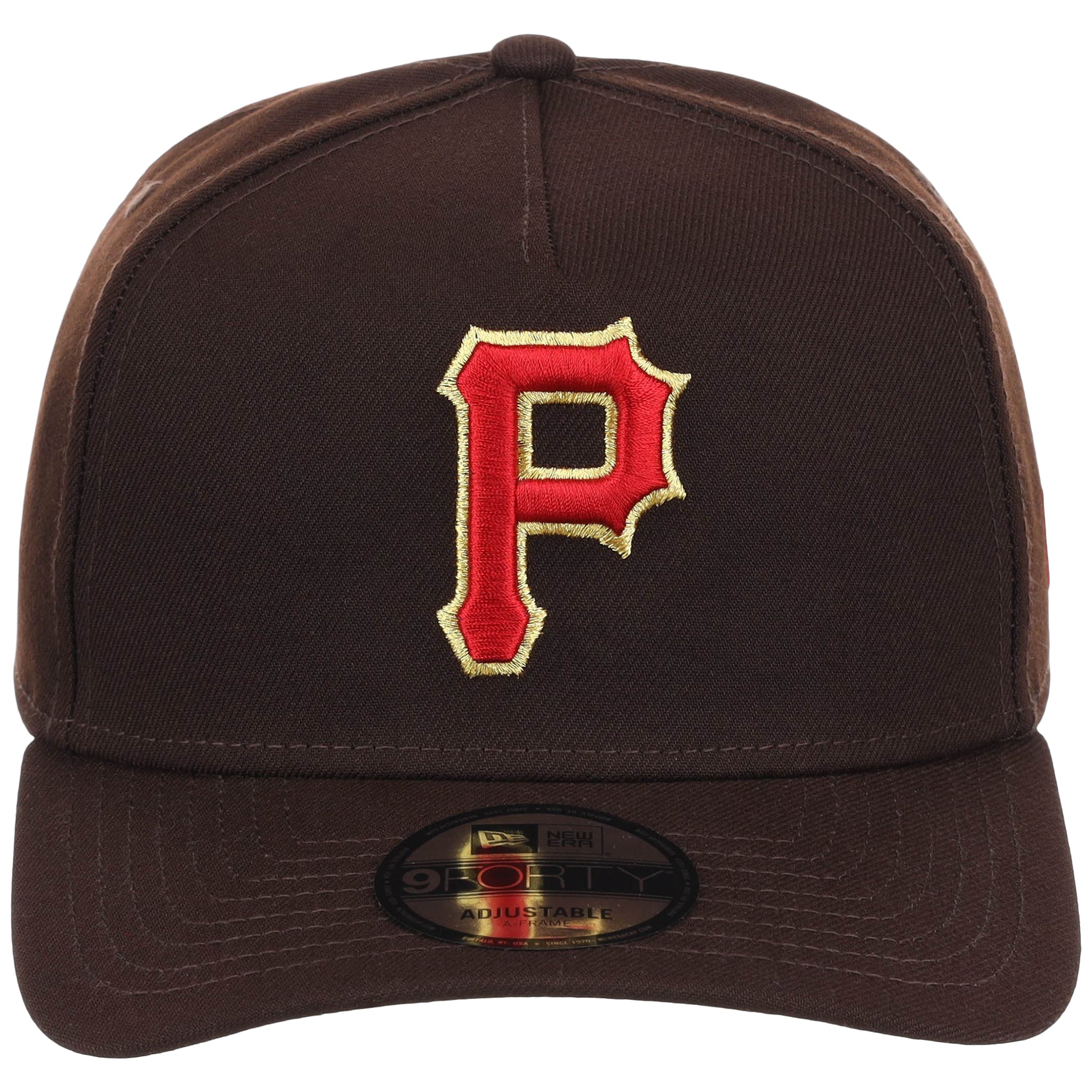 Pittsburgh Pirates MLB Burnt Wood FASHION CORE New Era 9FORTY A-Frame