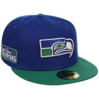 Seattle Seahawks Seattle Variety Pack New Era 59FIFTY (Royal/Kelly Green)