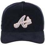 Atlanta Braves MLB Peach Ice Navy Cord New Era 9FORTY A-Frame – 5