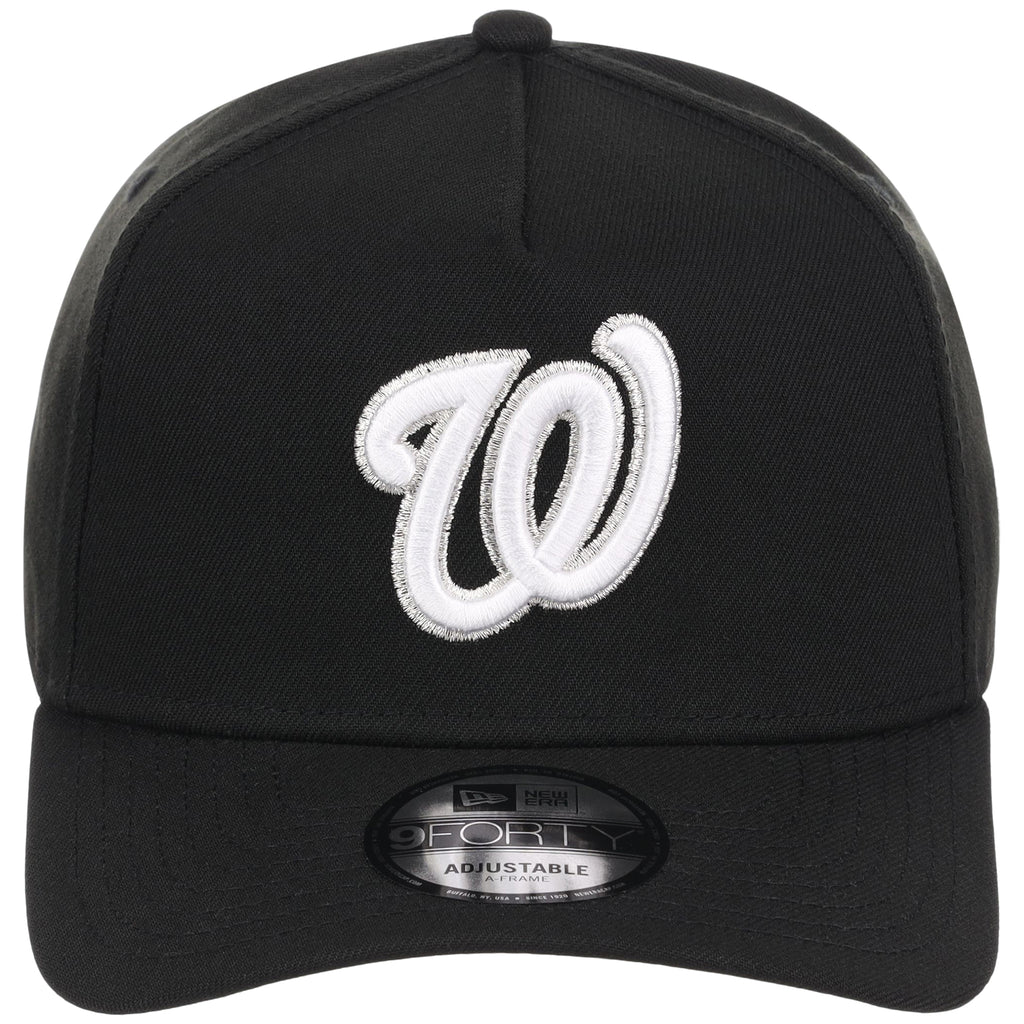 Washington Nationals MLB Black x White FASHION CORE New Era 9FORTY A-Frame